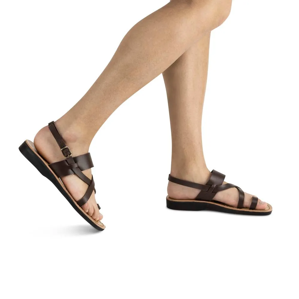 Bethany Vegan - Leather Alternative Sandal | Brown