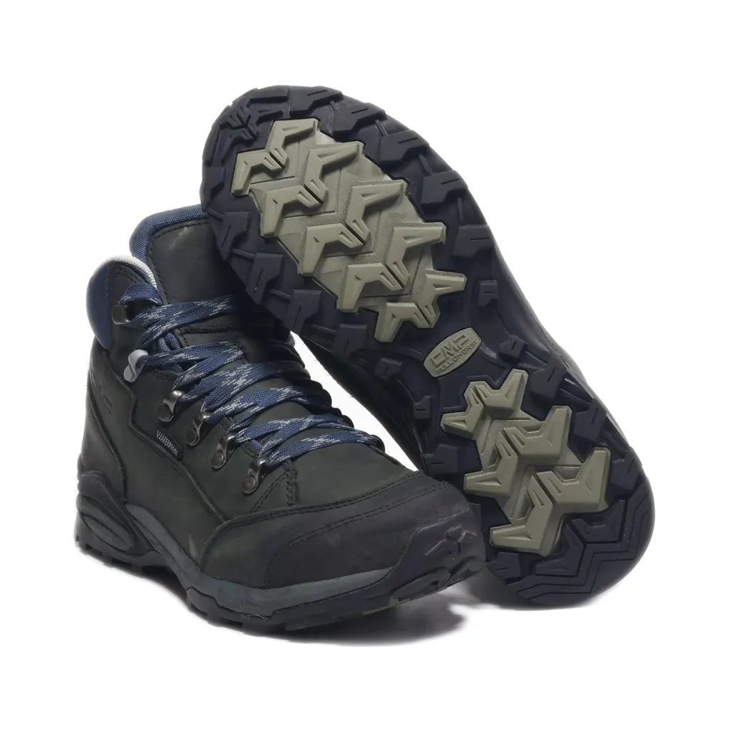 Cmp Hiking Boots Fabric Grey Colour For Women