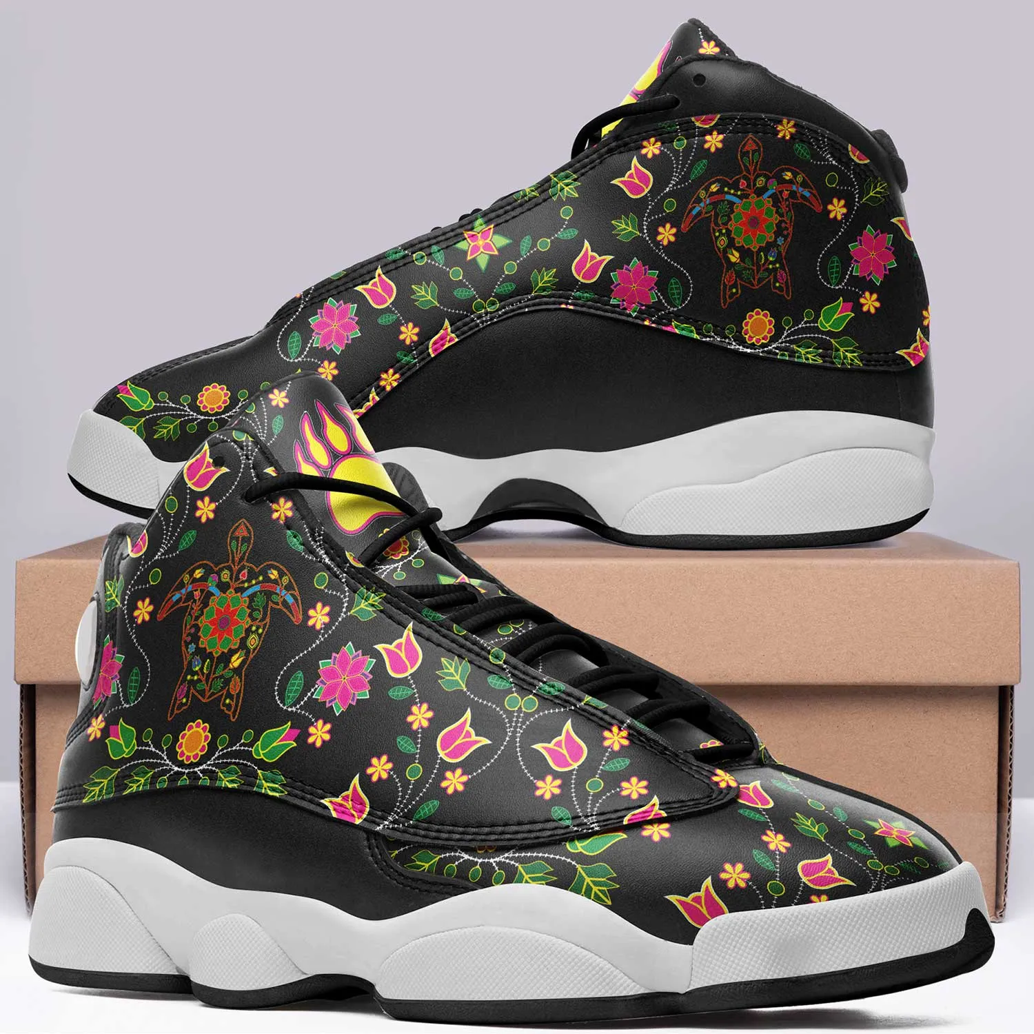 Floral Bearpaw Turtle Isstsokini Athletic Shoes