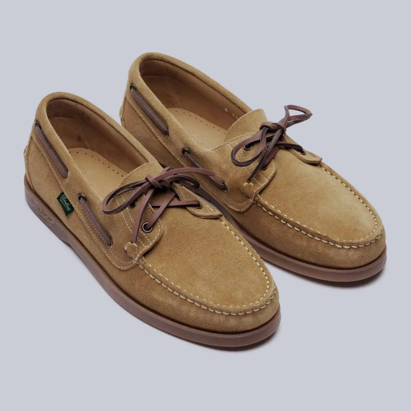 Tan Suede Barth Boat Shoes